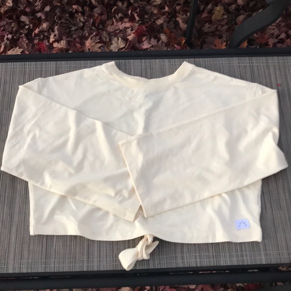 🔻NWOT Varley Milldale Sweater Sweatshirt Crop Size Large - Picture 7 of 10